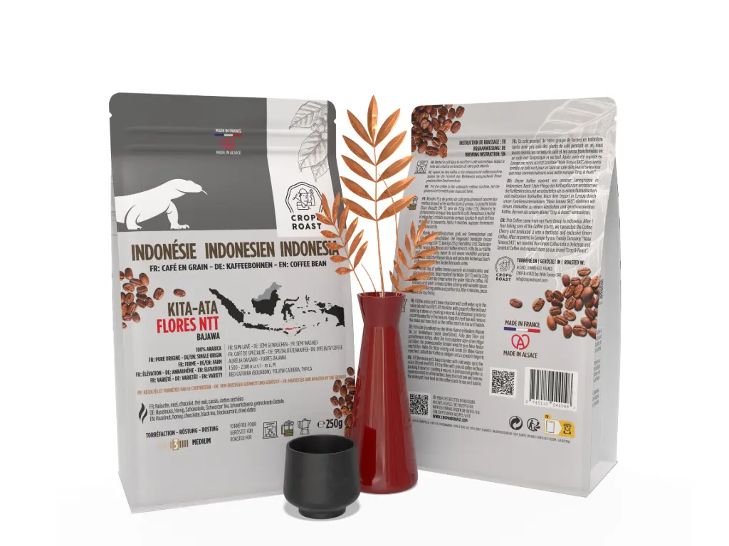 KITA-ATA, Premium Coffee Bean, Automatic, CROP and ROAST, Flores Bajawa Indonesia, Semi Washed