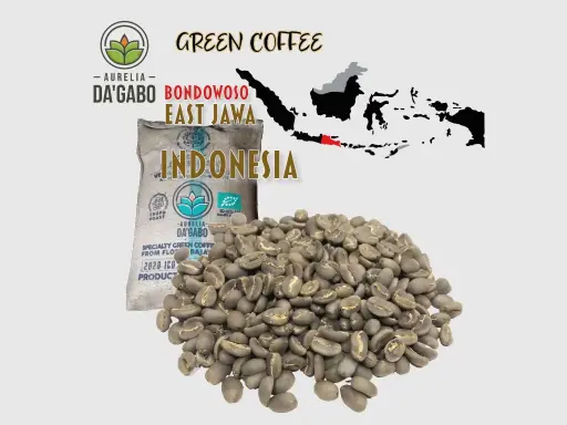 [COGR-EJB-SAFW-70kg] Green Coffee EAST-JAWA "GUSTI" Da'Gabo, Specialty Arabica, Indonesia, Washed, 70kg